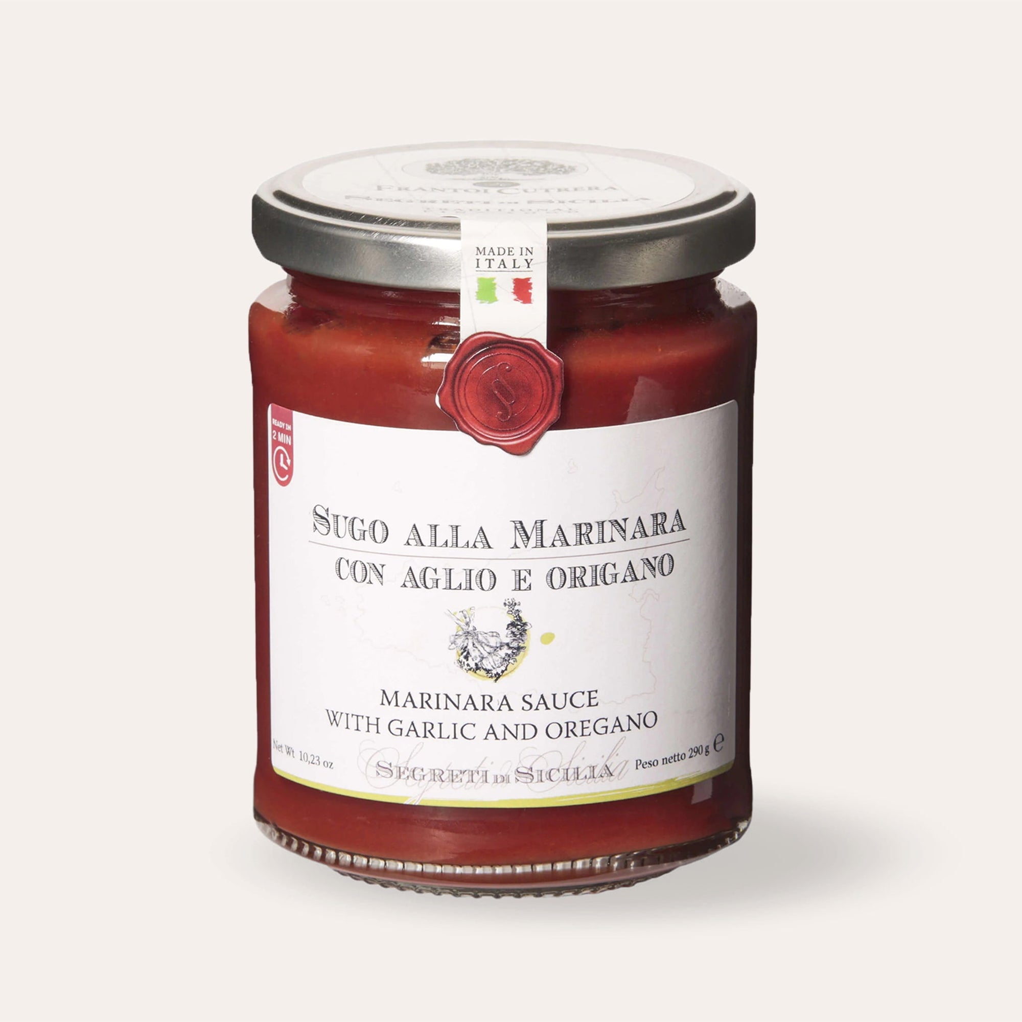 Sicilian Marinara Sauce With Garlic and Oregano - By Frantoi Cutrera Frantoi Cutrera