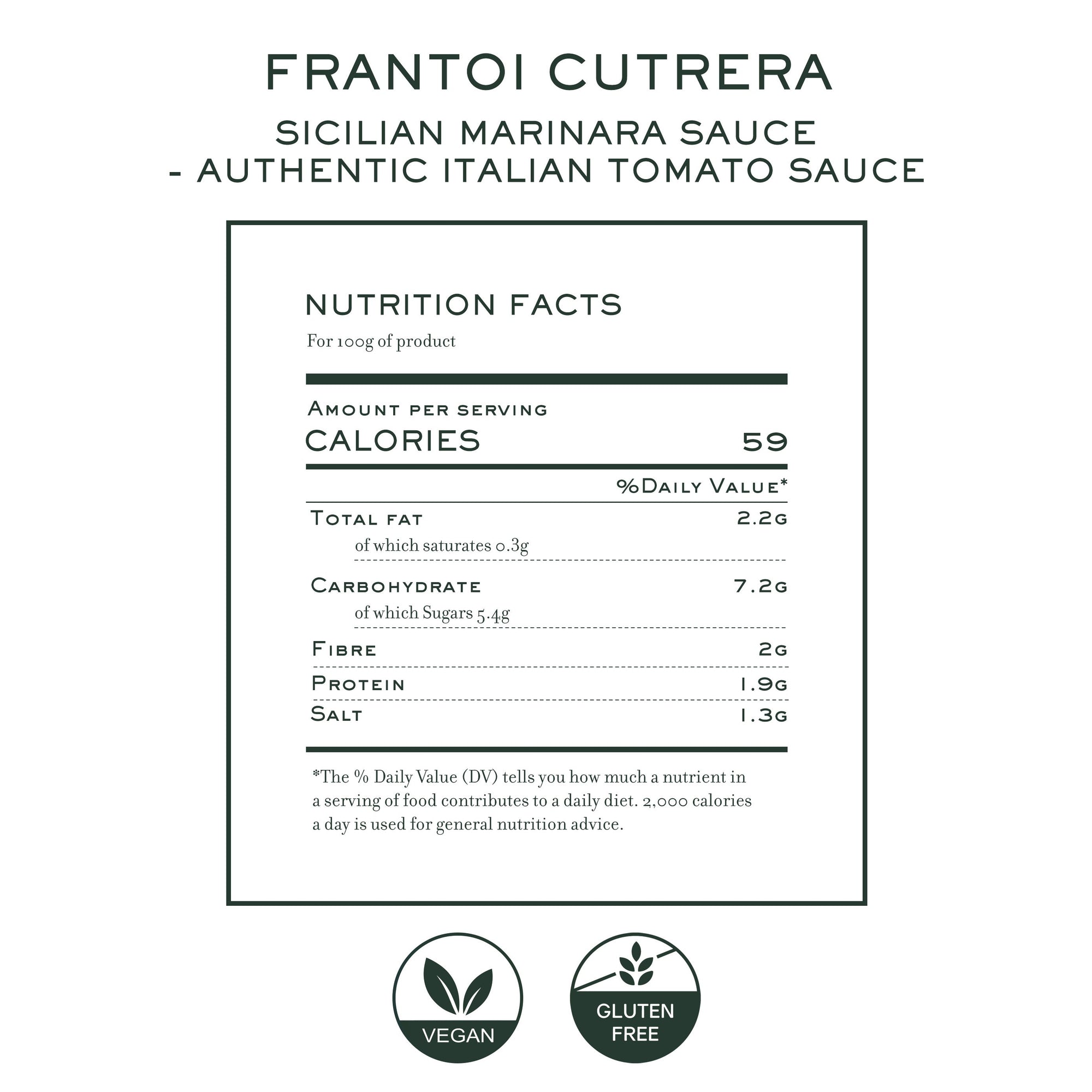 Sicilian Marinara Sauce With Garlic and Oregano - By Frantoi Cutrera Frantoi Cutrera