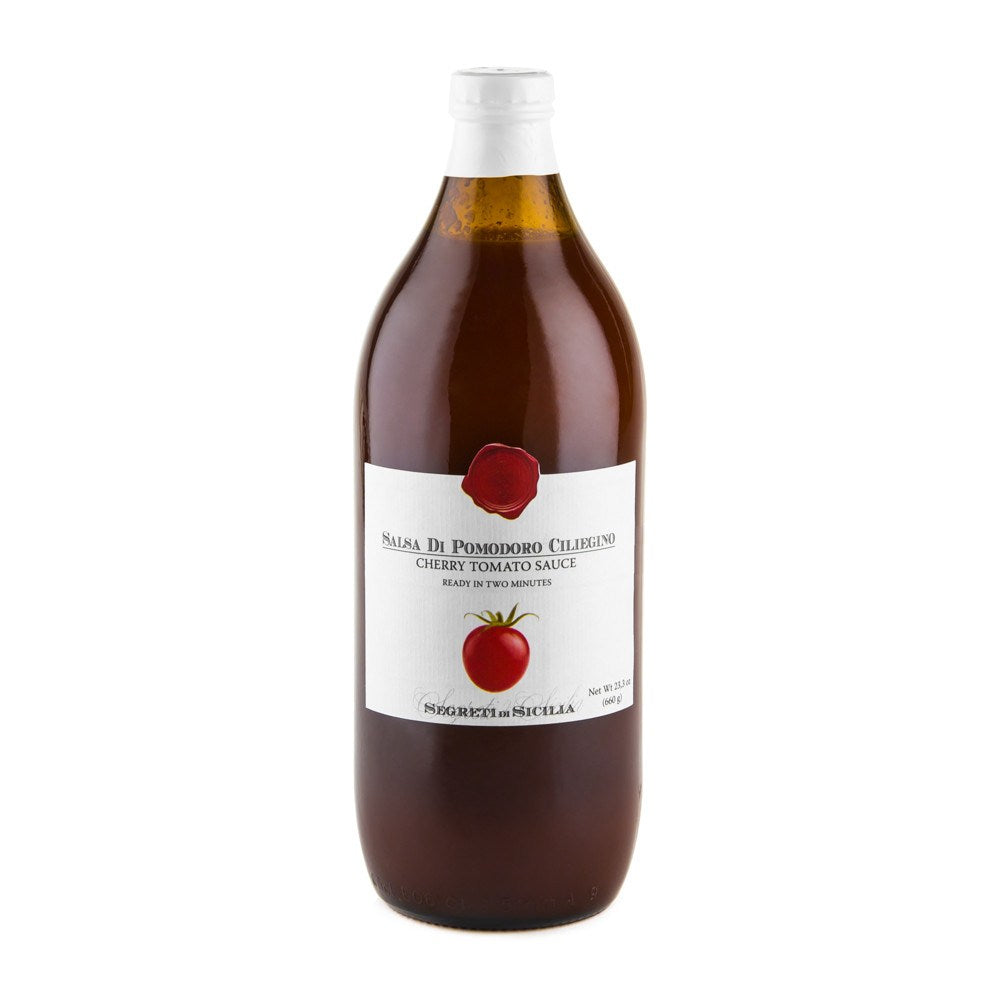 Organic Cherry Tomato Sauce with Basil by Frantoi Cutrera Morelli Pasta