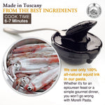 Squid Ink Pasta Linguine - Organic Italian Pasta by Morelli Morelli
