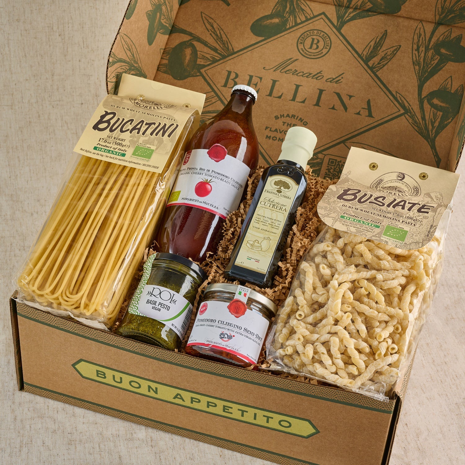 La Cucina Italiana Gift Basket - Vegan Morelli Pasta