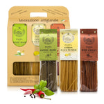 Linguine Trio Pasta Set 3 Flavors (3x 250g) Morelli Pasta