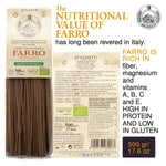Pasta Farro Organic Spelt Spaghetti with Wheat Germ 250g Morelli Pasta
