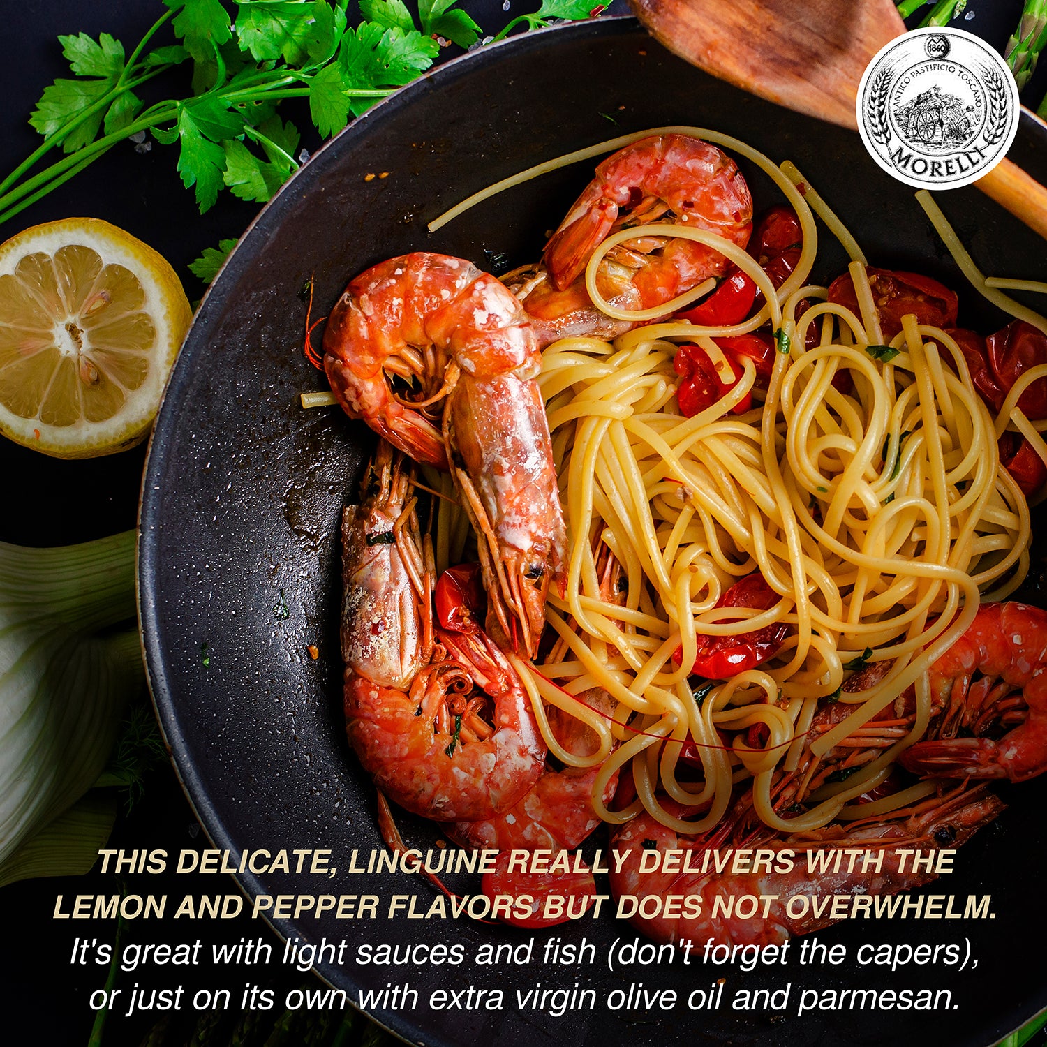 Linguine Trio Pasta Set 3 Flavors (3x 250g) Morelli Pasta