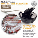 Pasta Nero Di Seppia Black Squid Ink Fusilli, 500g Morelli Pasta