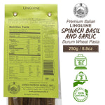 Aglio e Basilico Garlic and Basil Linguine, 8.8oz (250g) Morelli Pasta