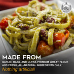 Aglio e Basilico Garlic and Basil Linguine, 8.8oz (250g) Morelli Pasta
