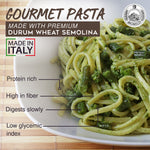 Aglio e Basilico Garlic and Basil Linguine, 8.8oz (250g) Morelli Pasta