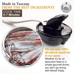 Organic Linguine Pasta with Squid Ink 8.8oz/250g Morelli Pasta
