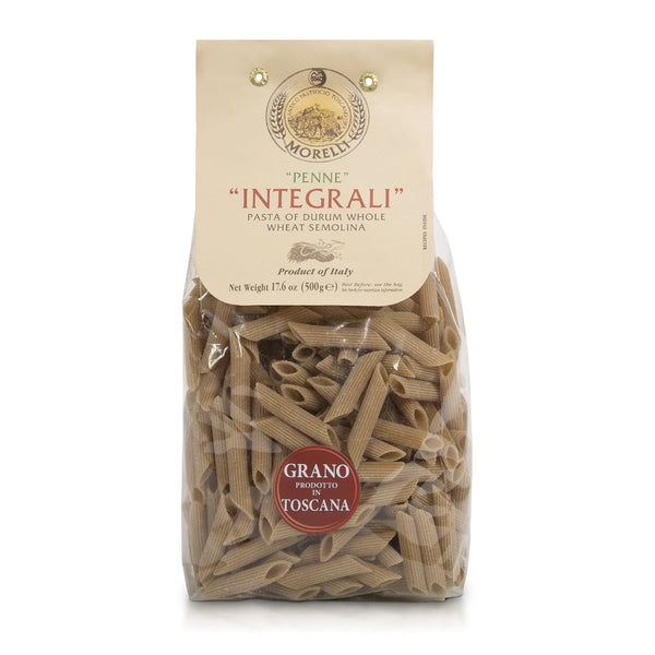 Penne Integrali Whole Wheat Pasta 17.6oz / 500g Morelli Pasta