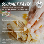Ricciolina Pasta with Bran High Fiber Pasta 8.8oz / 250g Morelli Pasta