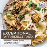 Pappardelle Pasta with Wheat Germ , 17.6oz (500g) Morelli Pasta
