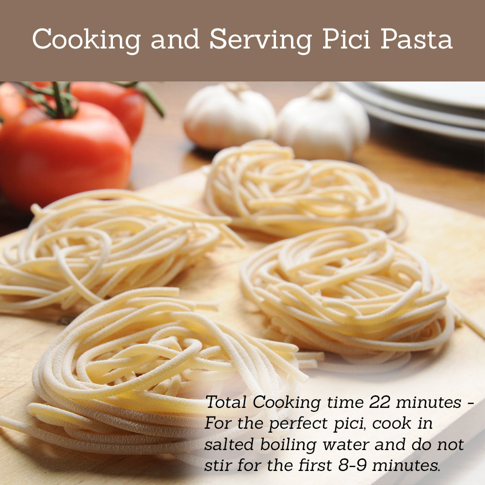 Pici di Toscana Dried Thick Pasta Nests 17.6oz (500g) Morelli Pasta